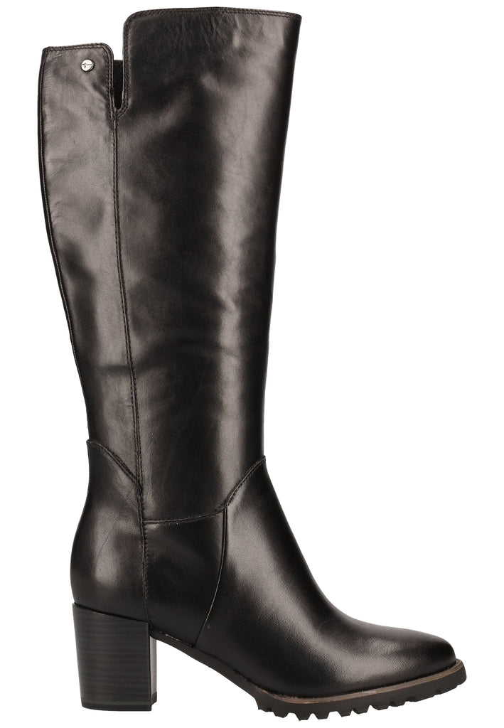 Tamaris Stiefel Leder Schwarz Warmfutter - surf4shoes