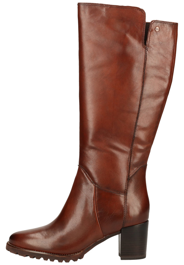Tamaris Stiefel Leder Chestnut - surf4shoes