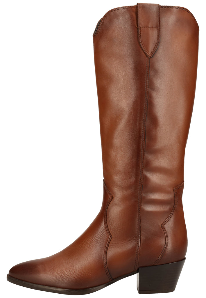 Tamaris Stiefel Leder/Textil Cognac - surf4shoes