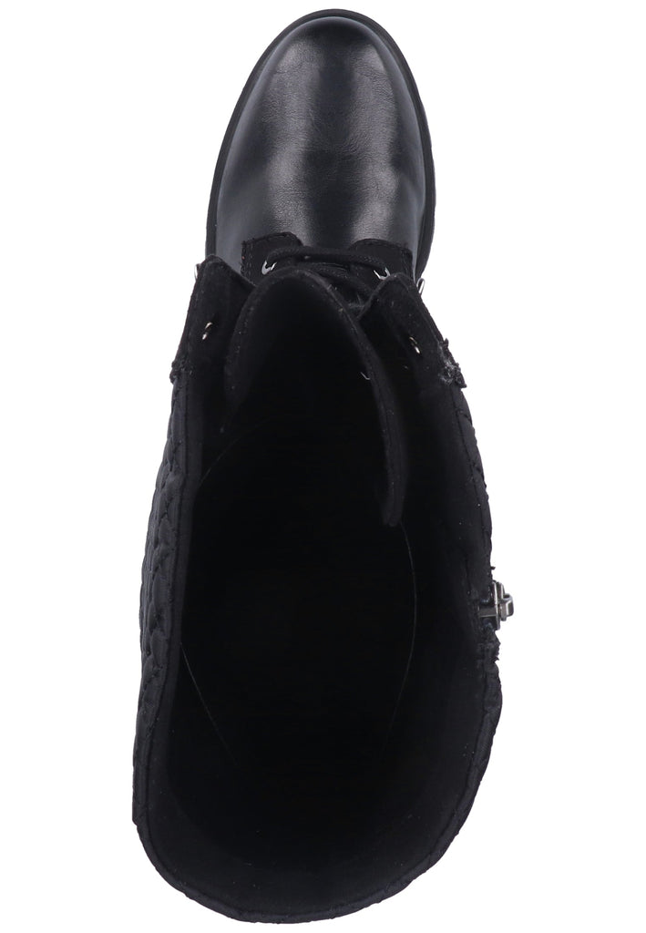 Tamaris Stiefel Lederimitat Schwarz - surf4shoes