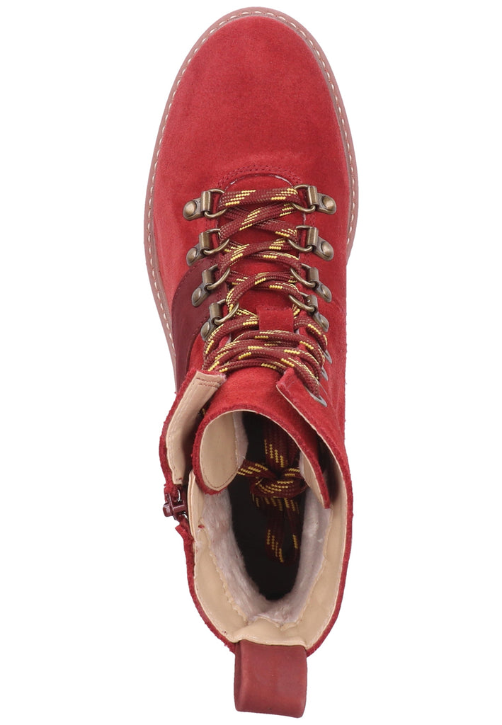 Tamaris Stiefelette Veloursleder Hellrosa - surf4shoes