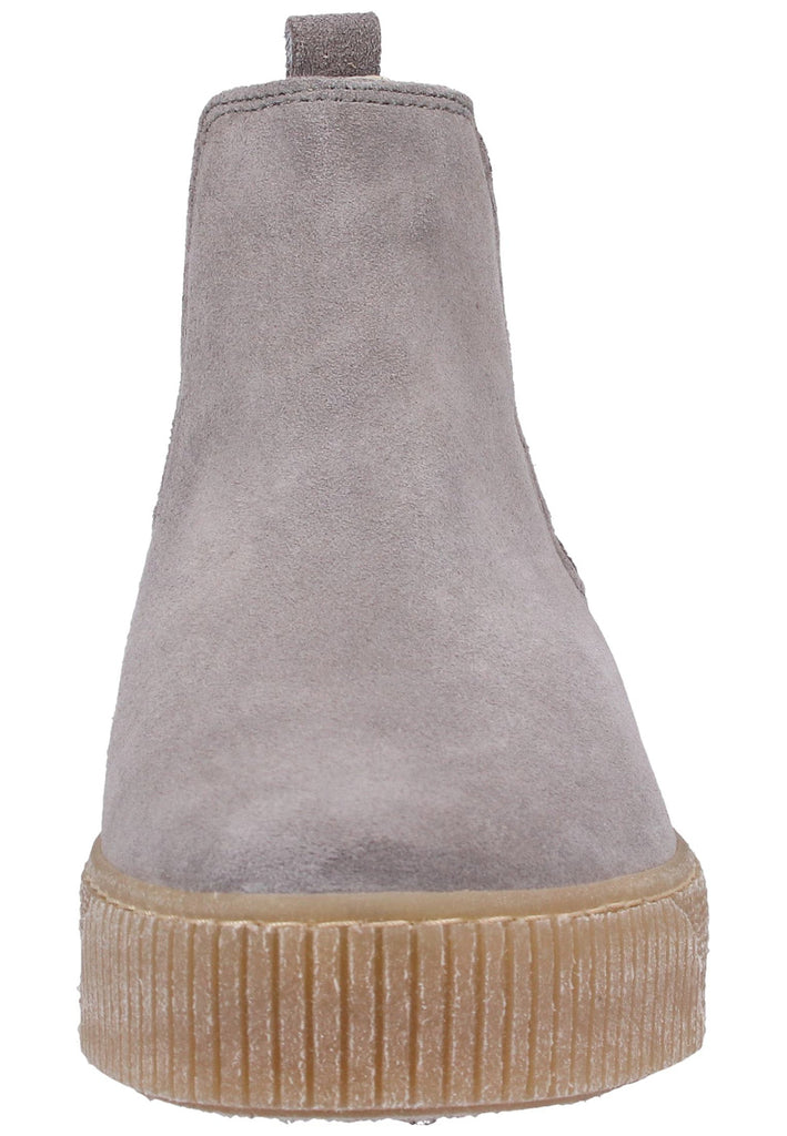 Tamaris Stiefelette Veloursleder Hellgrau - surf4shoes