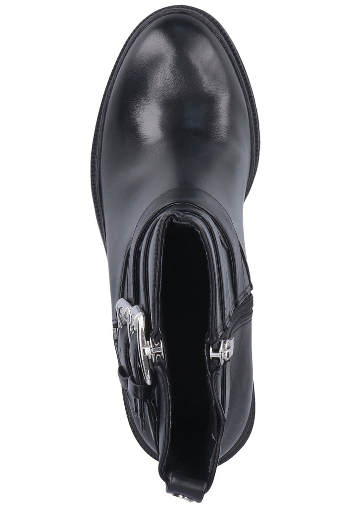 Tamaris Stiefelette Leder/Synthetik Schwarz - surf4shoes