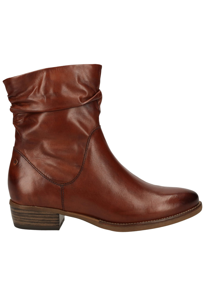 Tamaris Stiefelette Leder Chestnut - surf4shoes