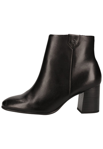 Tamaris Stiefelette Leder Schwarz - surf4shoes