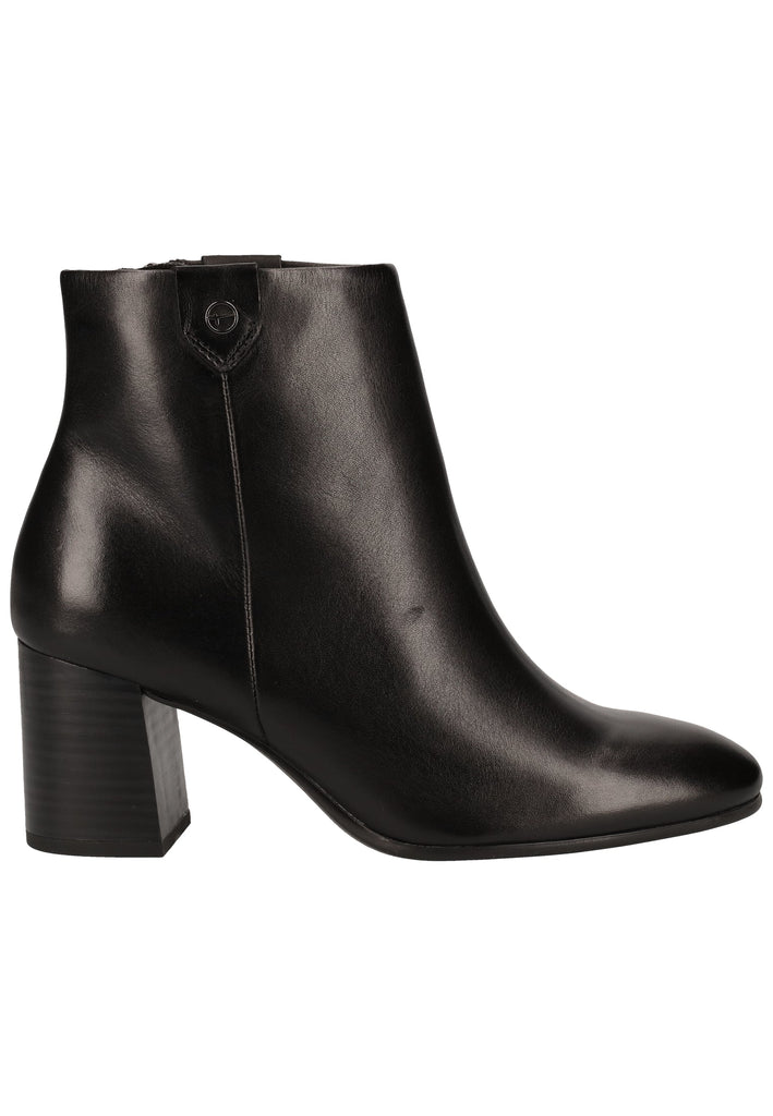 Tamaris Stiefelette Leder Schwarz - surf4shoes