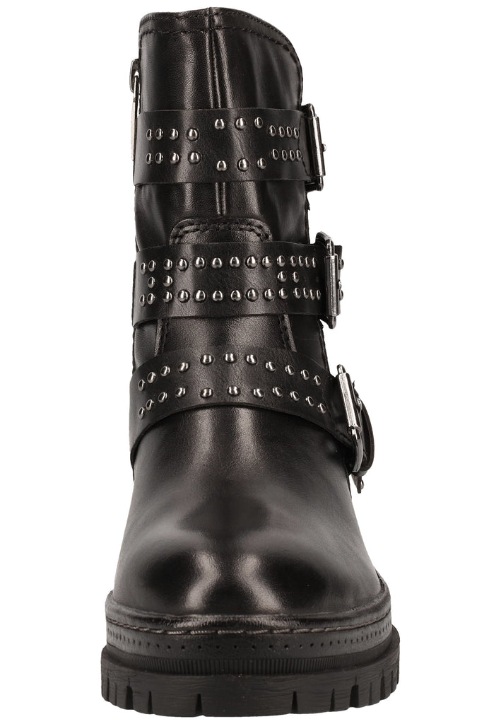 Tamaris Stiefel Leder/Synthetik Schwarz - surf4shoes