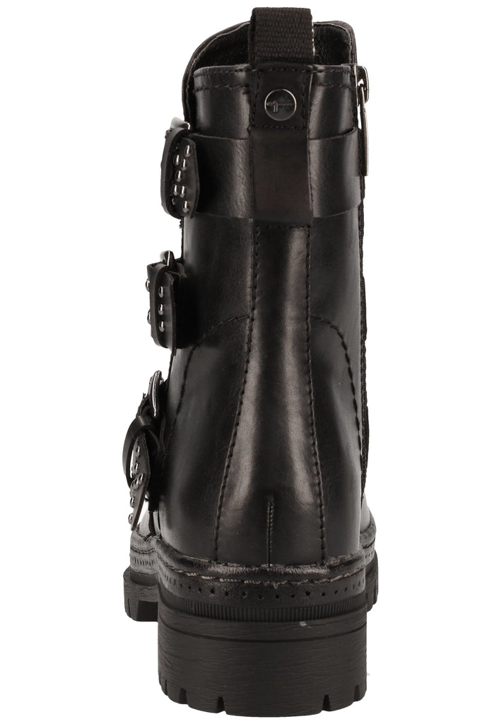 Tamaris Stiefel Leder/Synthetik Schwarz - surf4shoes