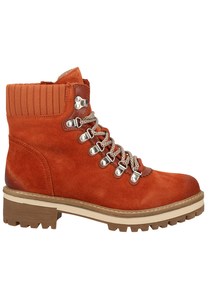 Tamaris Stiefelette Leder/Textil Braun - surf4shoes