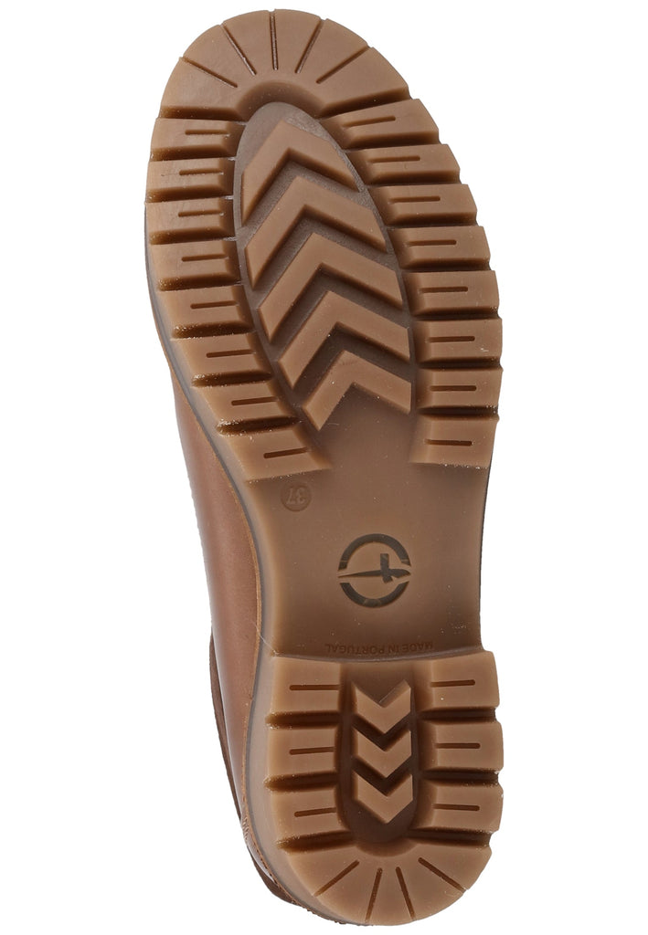 Tamaris Stiefelette Leder Mocca Warmfutter - surf4shoes