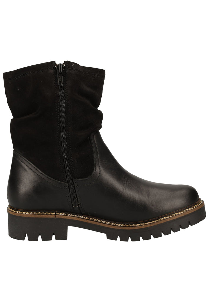 Tamaris Stiefelette Leder Schwarz Warmfutter - surf4shoes