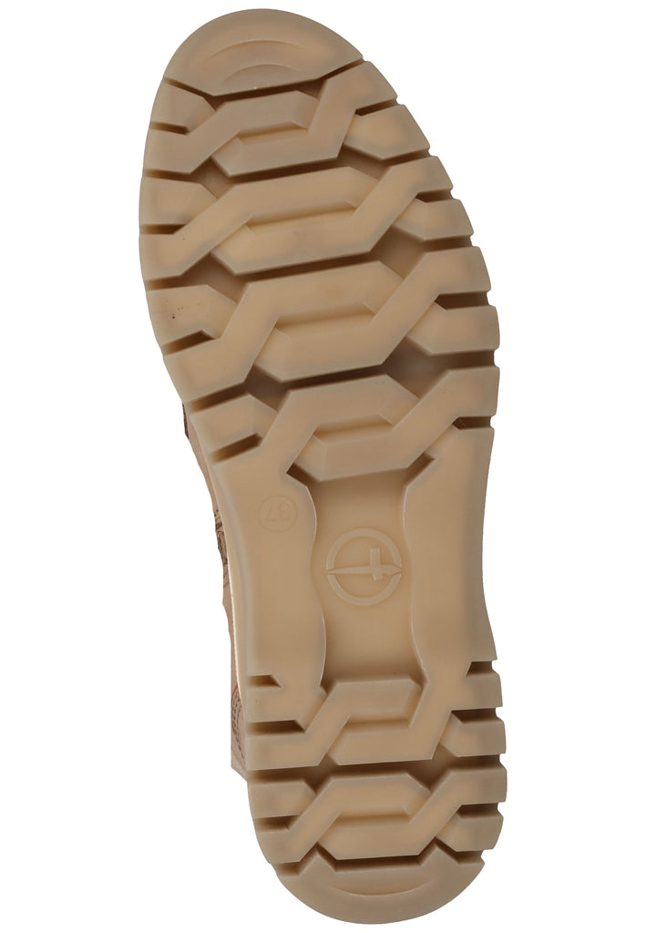 Tamaris Stiefelette Veloursleder/Textil Orange Warmfutter - surf4shoes