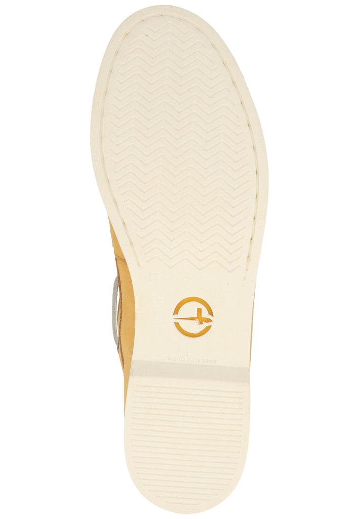 Tamaris Halbschuhe Nubukleder Gelb - surf4shoes