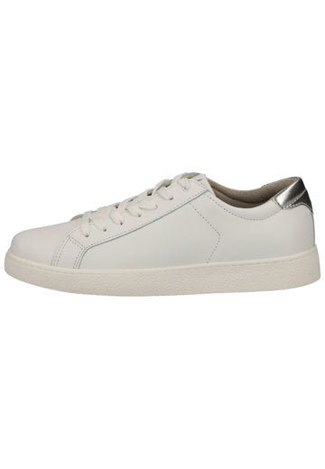 Tamaris Sneaker Glattleder Weiß/Silber - surf4shoes