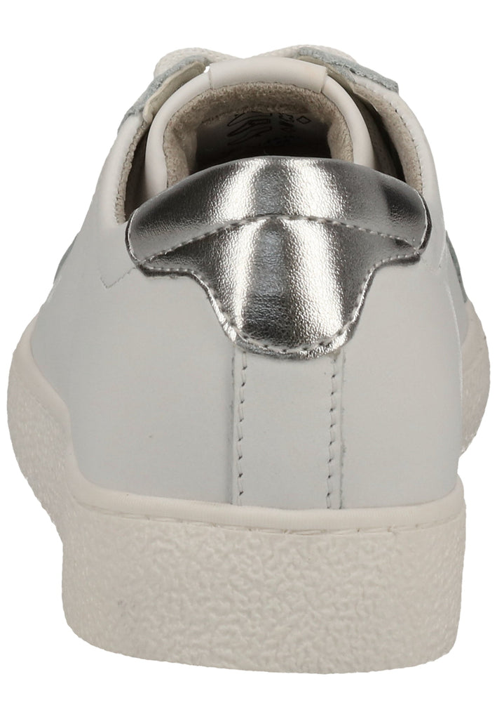 Tamaris Sneaker Glattleder Weiß/Silber - surf4shoes