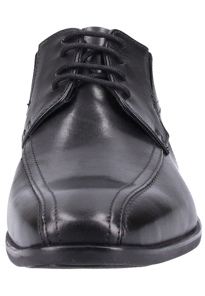 Bugatti Businessschuhe Glattleder Schwarz - surf4shoes