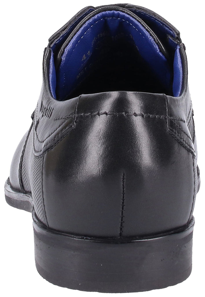 Bugatti Businessschuhe Glattleder Schwarz - surf4shoes