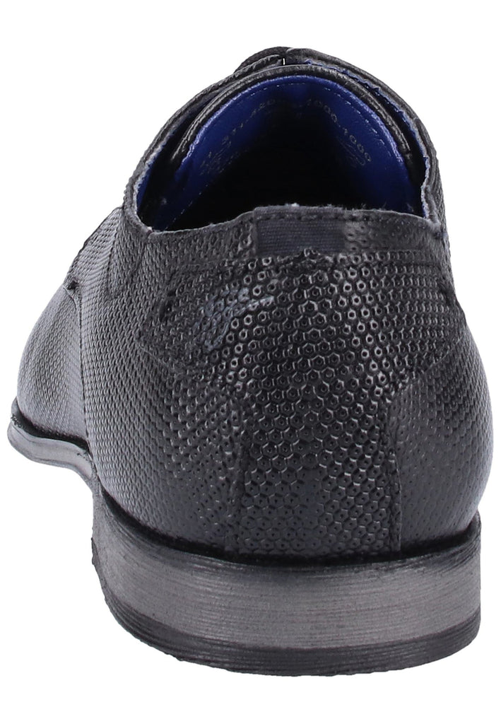 Bugatti Businessschuhe Leder Schwarz - surf4shoes