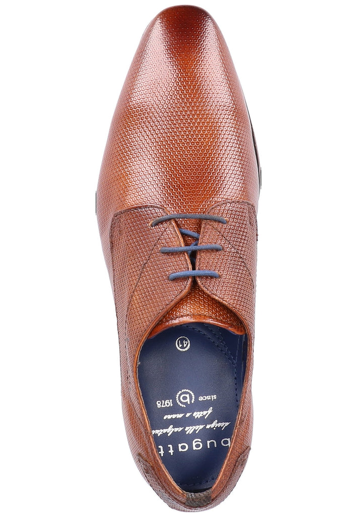 Bugatti Businessschuhe Leder Cognac - surf4shoes