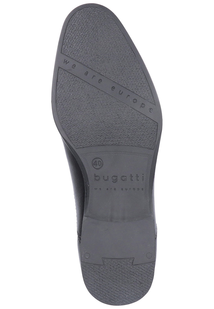 Bugatti Businessschuhe Glattleder Schwarz - surf4shoes