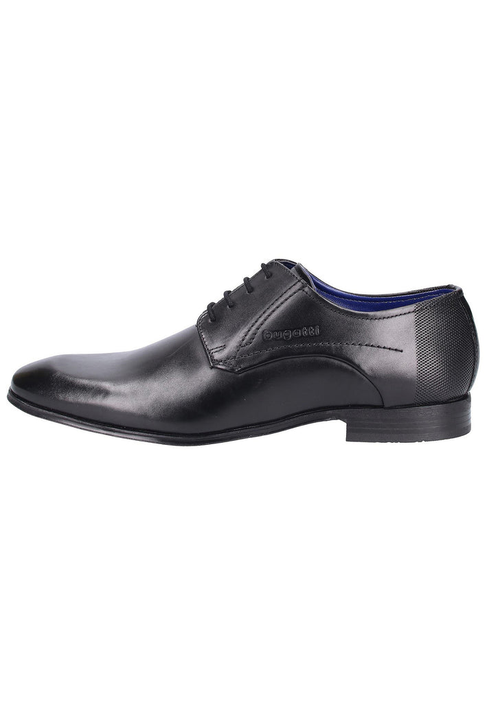 Bugatti Businessschuhe Glattleder Schwarz - surf4shoes
