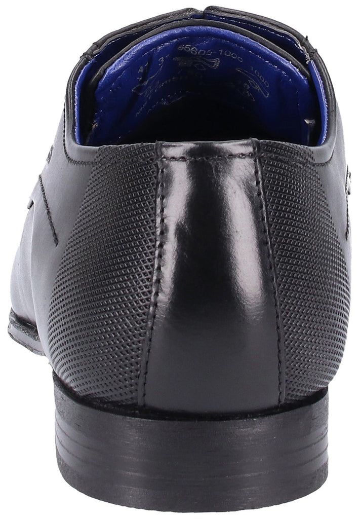 Bugatti Businessschuhe Glattleder Schwarz - surf4shoes