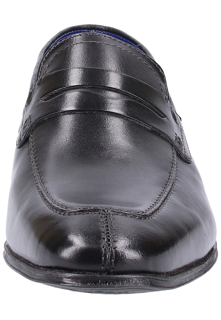 Bugatti Businessschuhe Glattleder Schwarz - surf4shoes