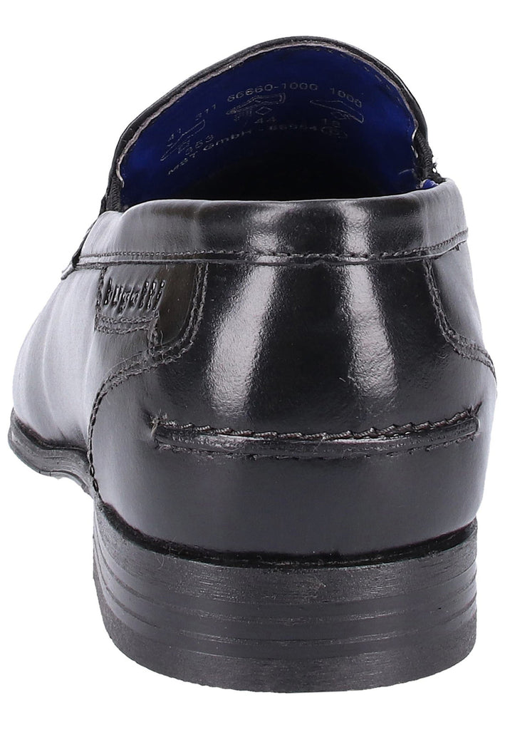 Bugatti Businessschuhe Glattleder Schwarz - surf4shoes