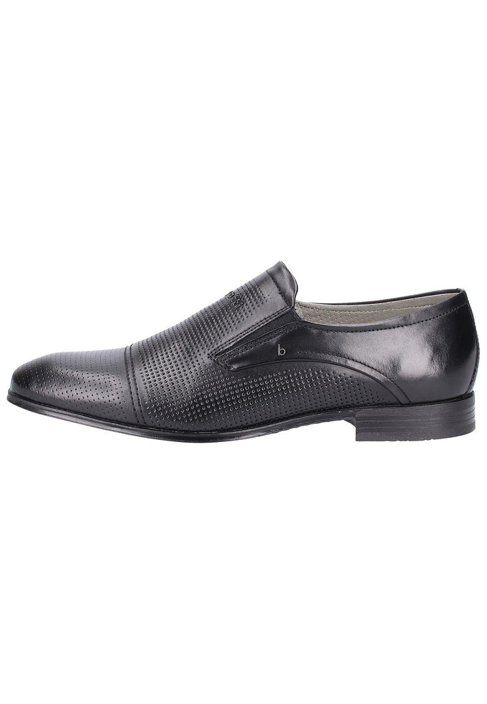 Bugatti Businessschuhe Glattleder Schwarz - surf4shoes