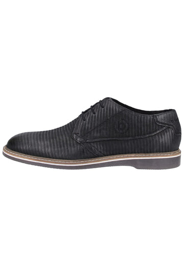 Bugatti Halbschuhe Glattleder Schwarz - surf4shoes