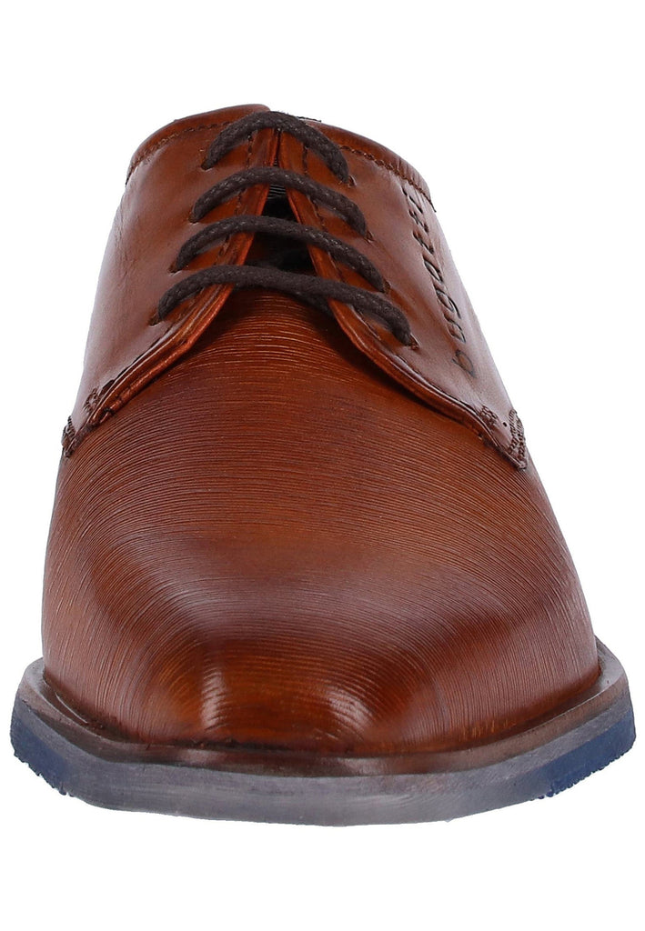 Bugatti Businessschuhe Glattleder Cognac - surf4shoes