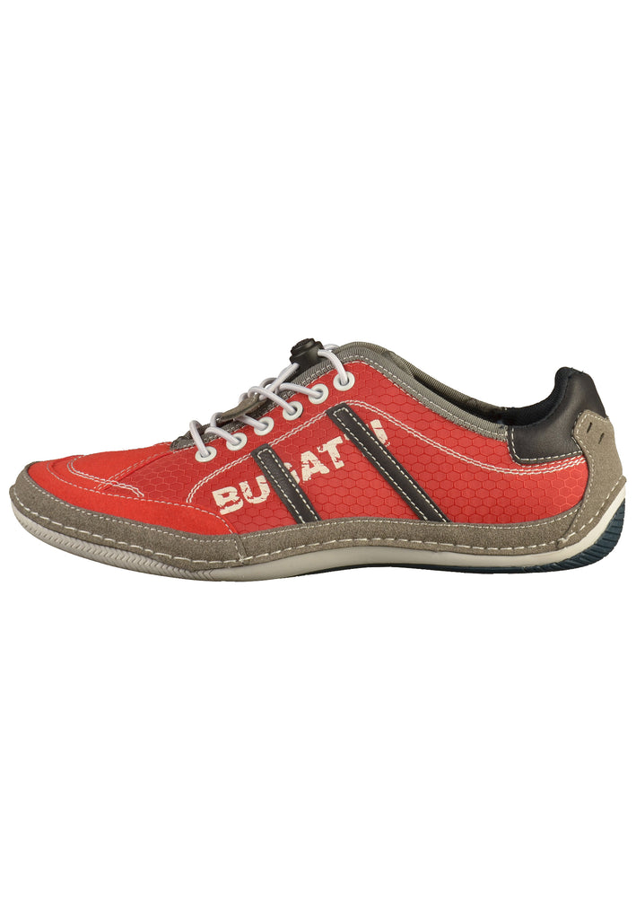 Bugatti Sneaker Lederimitat/Textil Rot - surf4shoes
