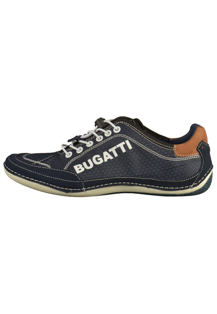 Bugatti Sneaker Lederimitat Dunkelblau - surf4shoes