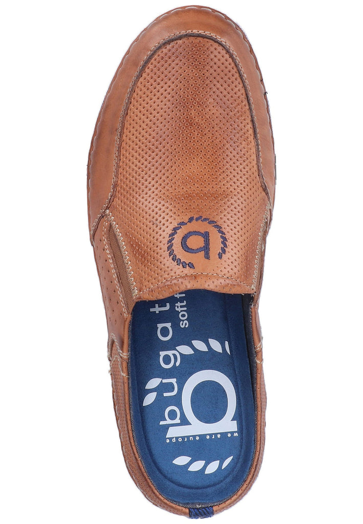 Bugatti Clogs Glattleder Cognac - surf4shoes