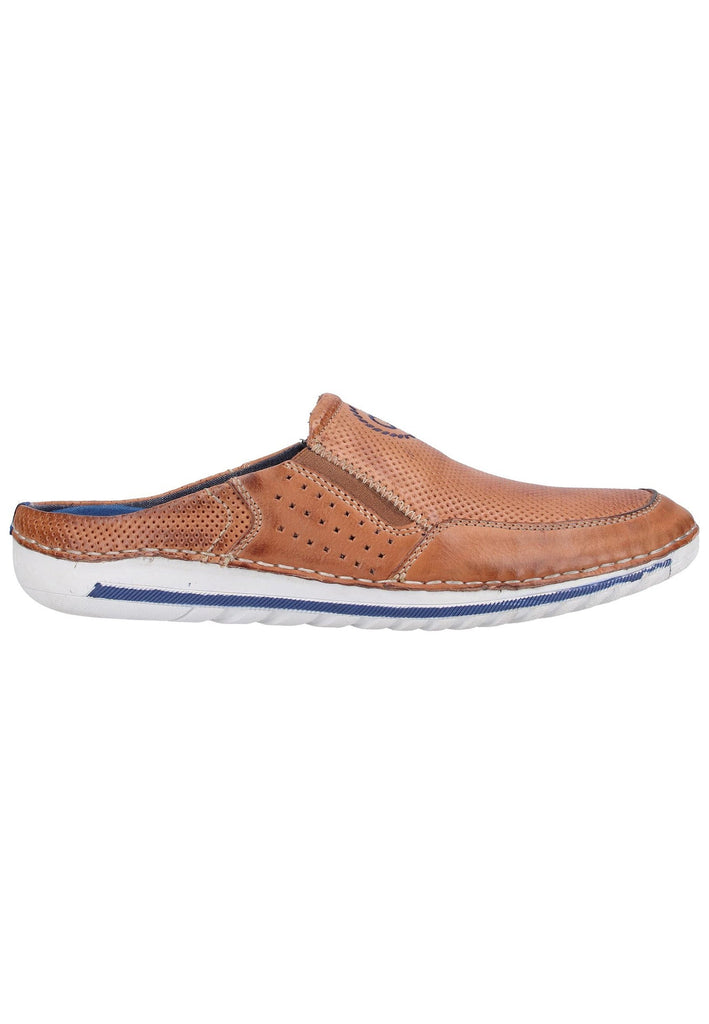 Bugatti Clogs Glattleder Cognac - surf4shoes
