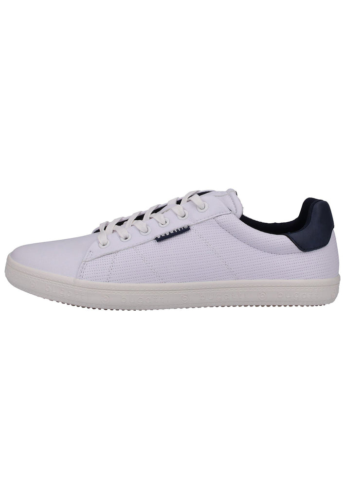 Bugatti Sneaker Lederimitat Weiß - surf4shoes