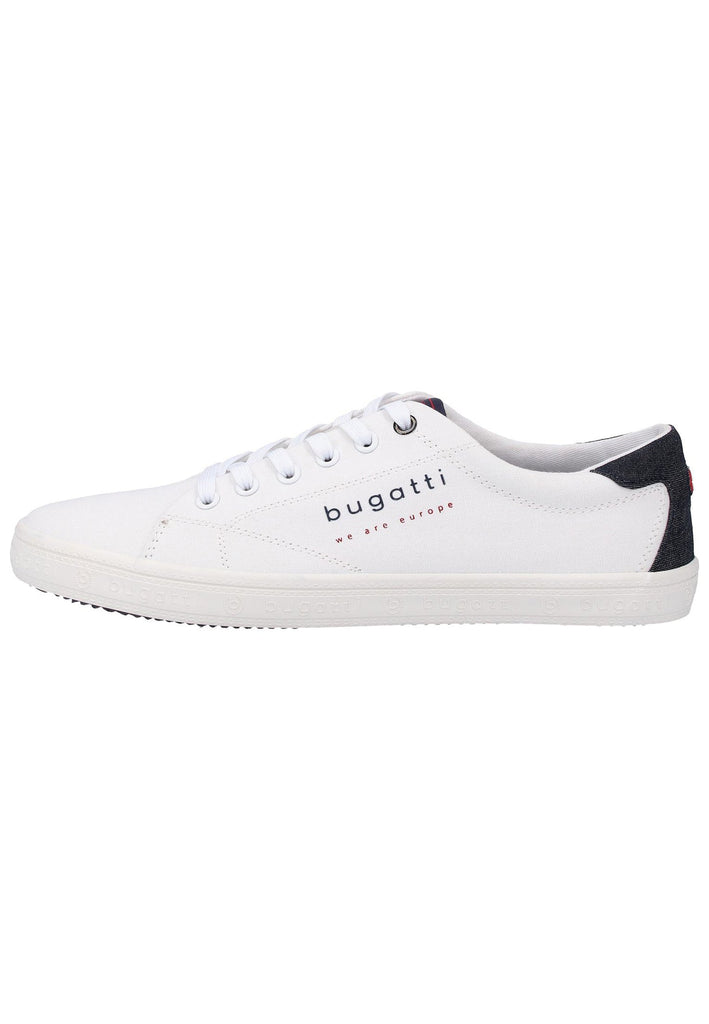 Bugatti Sneaker Lederimitat/Textil Weiß - surf4shoes