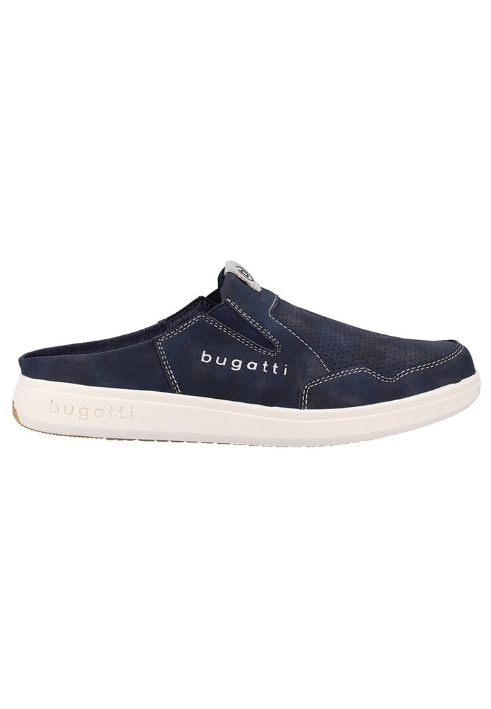 Bugatti Clogs Lederimitat Dunkelblau - surf4shoes