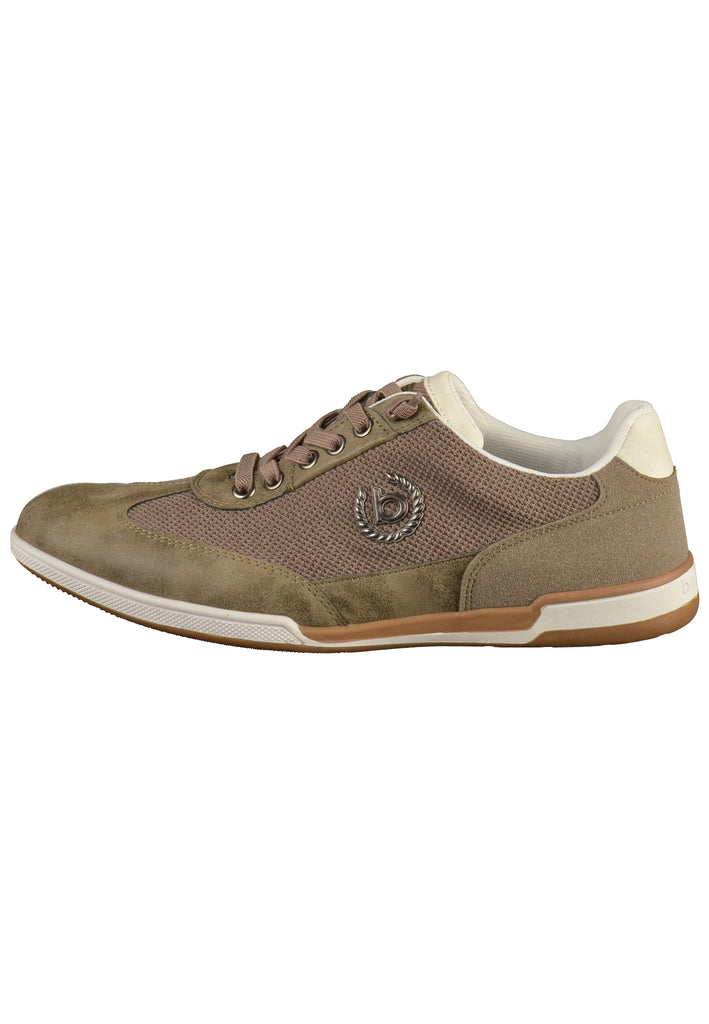 Bugatti Sneaker Lederimitat Taupe - surf4shoes