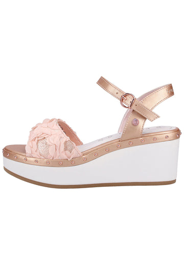 Bugatti Sandalen Lederimitat Rose - surf4shoes