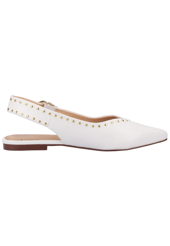 Bugatti Ballerinas Glattleder Weiß - surf4shoes