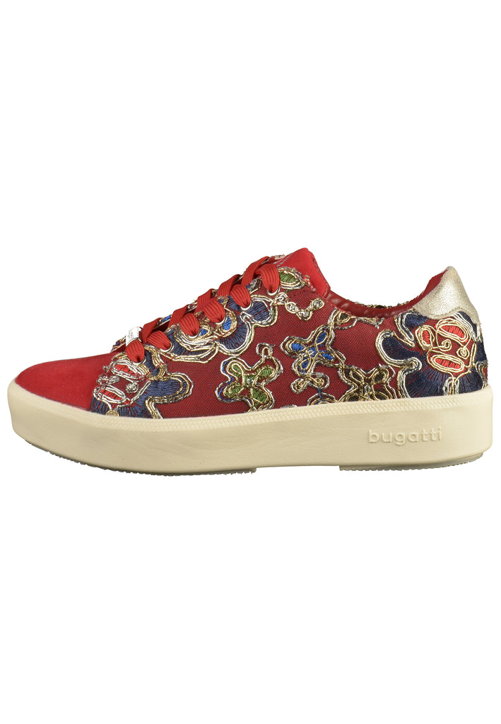 Bugatti Sneaker Lederimitat/Textil Rot - surf4shoes