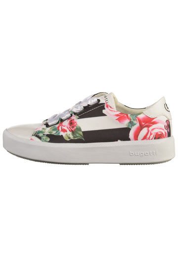 Bugatti Sneaker Lederimitat/Textil Weiß - surf4shoes