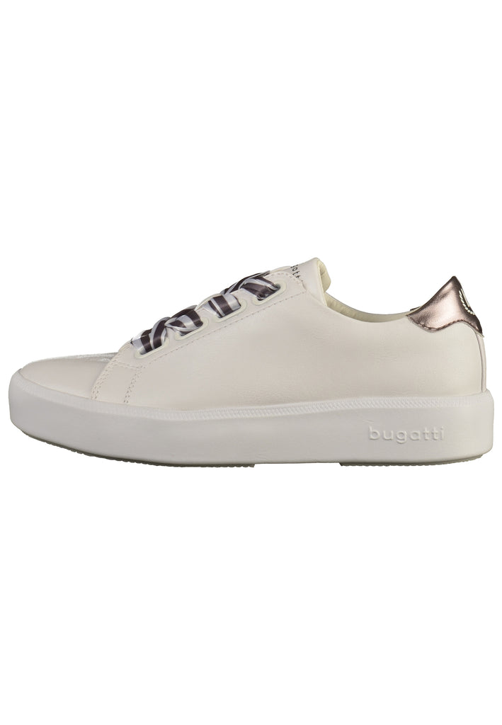 Bugatti Sneaker Lederimitat Weiß/Hellgrau - surf4shoes
