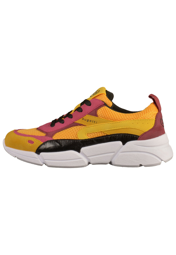 Bugatti Sneaker Lederimitat Gelb - surf4shoes