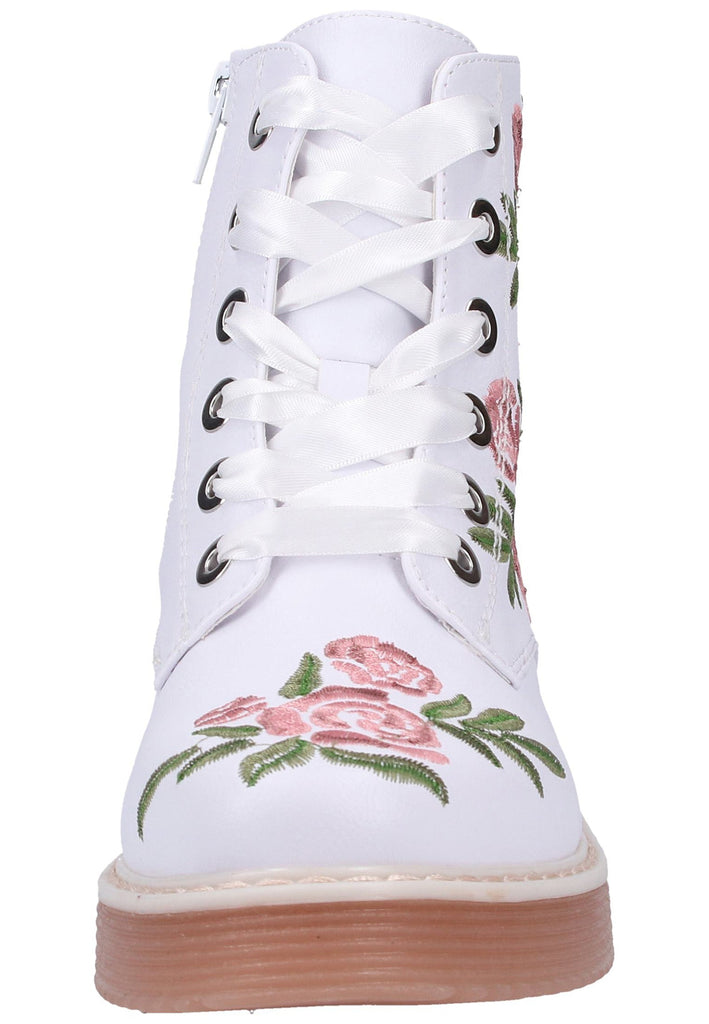 Bugatti Stiefelette Lederimitat Weiß - surf4shoes