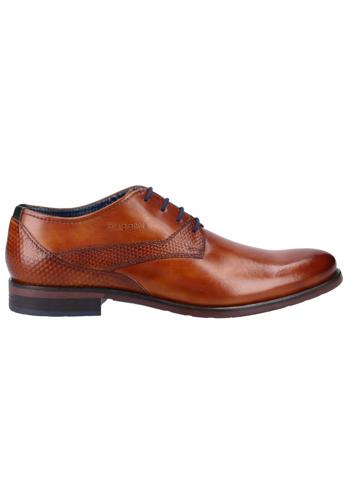 Bugatti Businessschuhe Glattleder Cognac - surf4shoes
