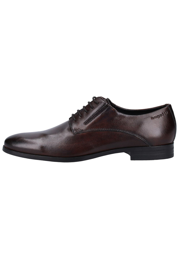 Bugatti Businessschuhe Glattleder Dunkelbraun - surf4shoes