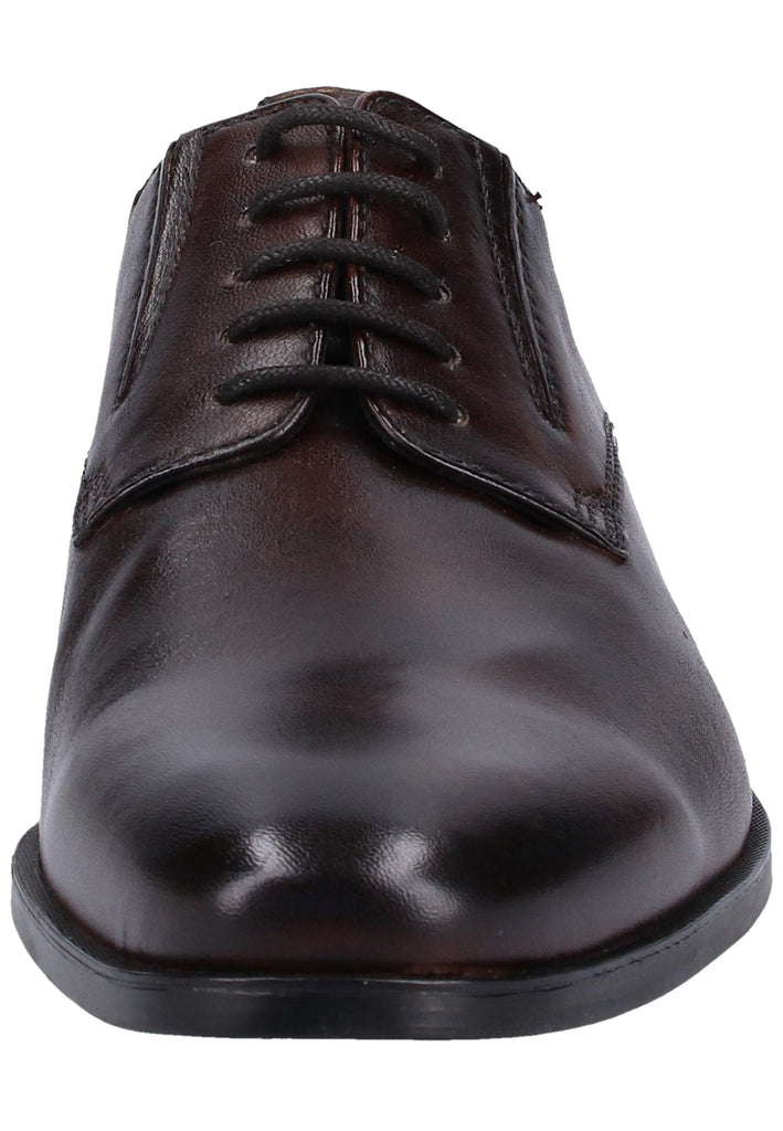 Bugatti Businessschuhe Glattleder Dunkelbraun - surf4shoes