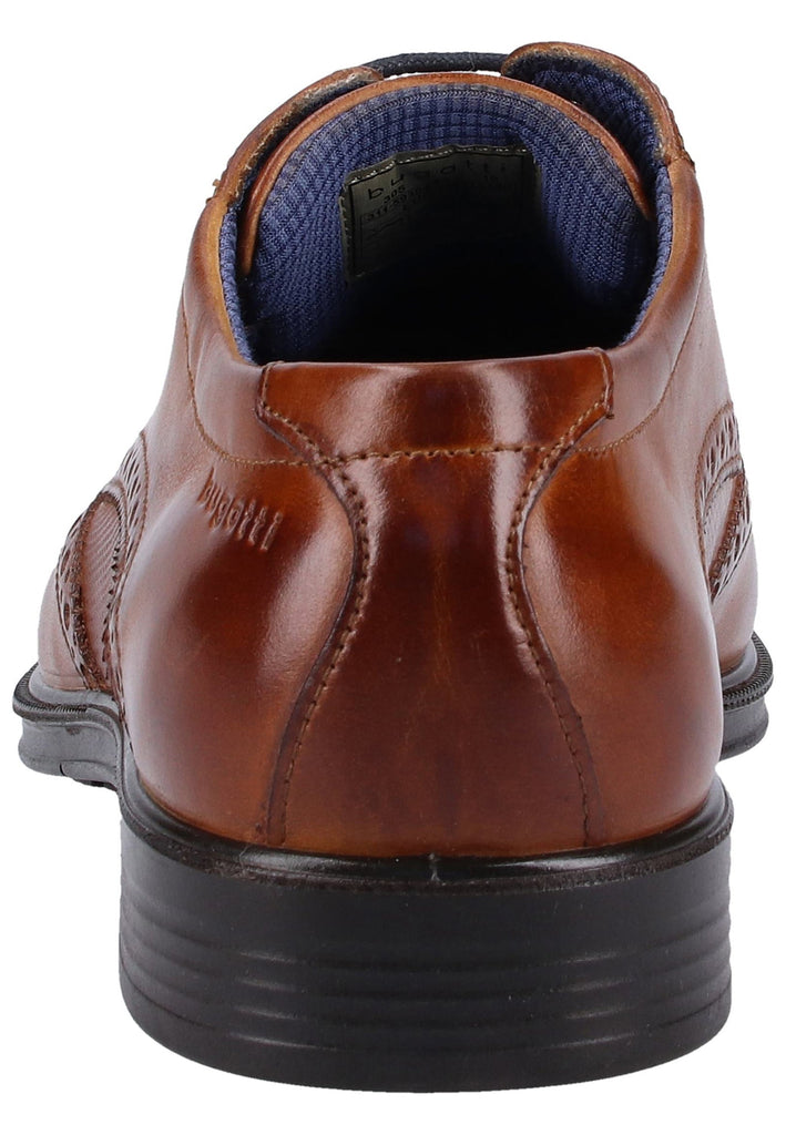Bugatti Businessschuhe Glattleder Cognac - surf4shoes